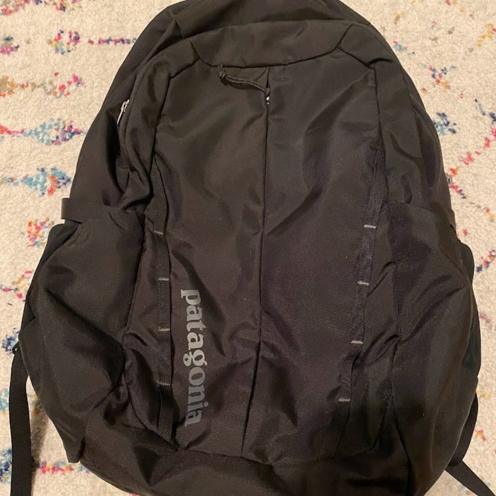 Patagonia "Refugio" 28L black canvas backpack